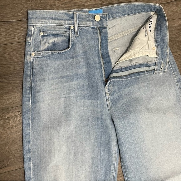 Mother High Waisted Tunnel Vision Sneak Sippin Sweet Tea Blue Jeans Sz 28 NWOT - Picture 12 of 12